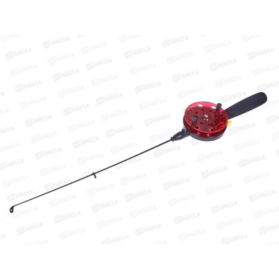 Удочка штекерная зимняя Namazu &quotIce Perch Fishing&quot, L=60 см, с катушкой d=90 мм, стеклопластик/100/