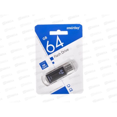 Флеш-карта USB 3.0 SmartBuy 64Gb V-Cut Black Флеш-карта USB 3.0 SmartBuy 64Gb V-Cut Black