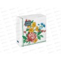 Салфетки 1 слойные 40 листов 24*24 Desna Design Букет,57573*32
