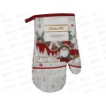 Рукавица кухонная 27см "Рождественские гномы" полиэстер, МТ001001 АТМ