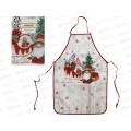 Фартук кухонный 51х76см "Рождественские гномы" полиэстер, АР001004   АТМ