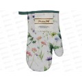 Рукавица кухонная 27см "Акварельные цветы" полиэстер, МТ001001 АТМ