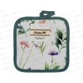 Прихватка кухонная 17х17см &quotАкварельные цветы&quot полиэстер, РН001001   АТМ