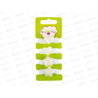 Набор резинок для волос CHERRY MARY, R4081, 4шт №13 ассорти