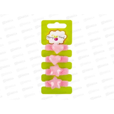 Набор резинок для волос CHERRY MARY, R4081, 4шт №14 ассорти