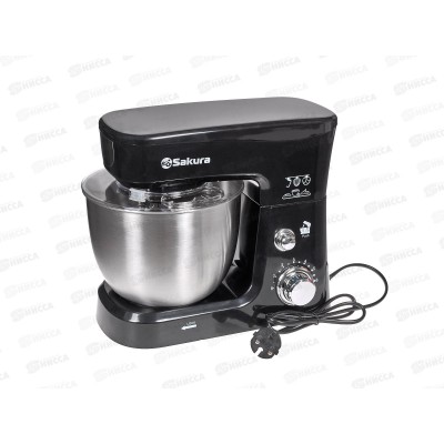 Миксер с чашей SА-6327BK планетарн+Диспенсер для сыпучих прод SA-DS03