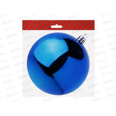 Шар 10см синий пластик 372-594 г