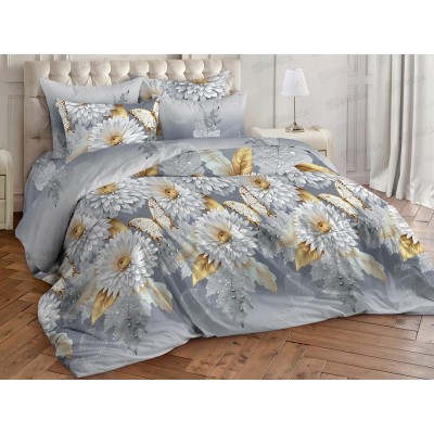 Комплект постельного белья 2сп 215*175 бязь наб,пл125 Адель