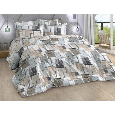 Комплект постельного белья 2сп 215*175 бязь наб,пл125 Остин