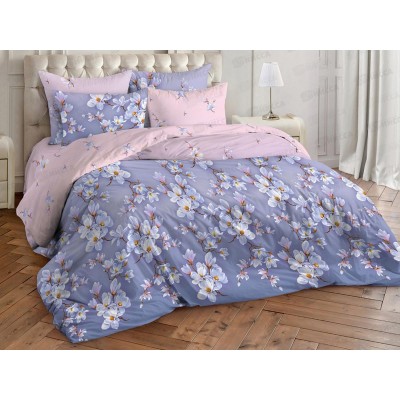 Комплект постельного белья 2сп 215*175 европрост бязь,пл125 Рассвет