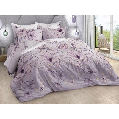 Комплект постельного белья Евро-1 Поплин Нежность