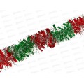 Мишура 002015 луксор 9см х 2м. красный + зеленый, AL-3358 *200