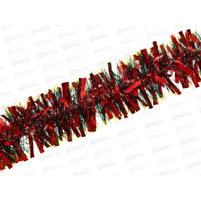 Мишура 002015 мультицвет 11см х 2м.красно-зеленый., AL-3333 *360