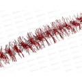 Мишура 002015 крученая с цветным кончиком люкс 9смх2м.красный-серебро AL-3342,*800