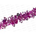 Мишура 002015 листопад 9см х 2м. фиолетовый-серебро, AL-3367 *360