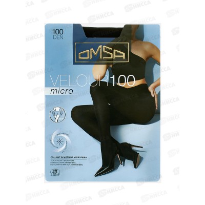 Omsa колготки Velour Micro 100 (nero, XXXL)