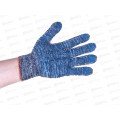 Перчатки хлопчатобумажные с ПВХ волна, серые, 5н, 10кл, од/овер, 10/400