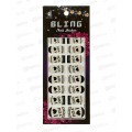 Наклейки ПГС на ногти 6,5*13 BLING 24в *12
