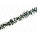Мишура 002015 5см х 2м, AL-3154 темно-зеленый с белым концом*400