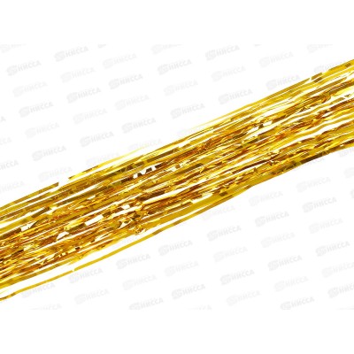 Дождь новогодний 1,5м "Классика" тонкий, золото, AL-25015 *1200 Дождь новогодний 1,5м "Классика" тонкий, золото, AL-25015 *1200