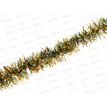 Мишура 002015 5см х 2м, AL-8102, золото с белым концом *600
