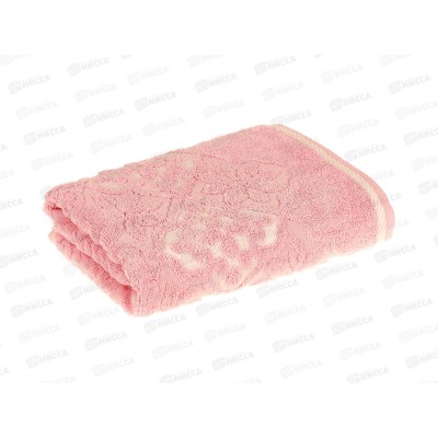 Полотенце махровое 50*90 LuxoR Блум розовый
