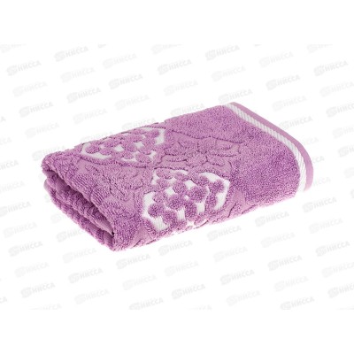 Полотенце махровое 50*90 LuxoR Блум сиреневый