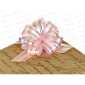 Бант подарочный &quotStilerra" BOWP-3MS  10,5см 01 св.розовый  *10