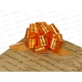 Бант подарочный &quotStilerra&quot BOWP-3MS  10,5см 05 оранжевый  *10