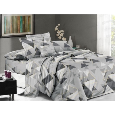 Комплект постельного белья 2,0сп бязь с европростыней №011 233