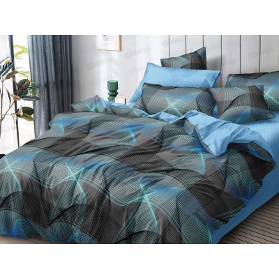 Комплект постельного белья 2,0сп европростыня LUXOR поплин F 76016 А/В Комплект постельного белья 2,0сп европростыня LUXOR поплин F 76016 А/В