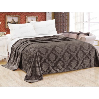 Плед Велсофт 180*200 148 OPE Узоры Коричневый