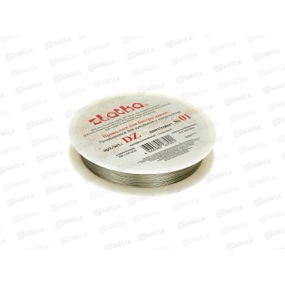 Проволока для бисера л &quotZlatka" DZ d 0.3мм 100м+-0.5м №01 под серебро