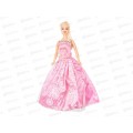 Кукла-модель 29см, в бальном платье, 1000023, в пакете