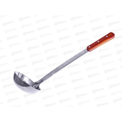 Половник 43см с деревянной длинной ручкой 42000-3