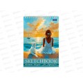Скетчбук 80л Hatber SketchBook, В хорошей компании, без линовки,33801 Скетчбук 80л Hatber SketchBook, В хорошей компании, без линовки,33801