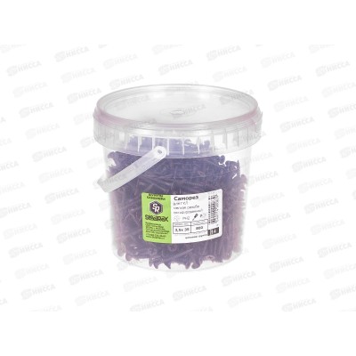 Саморез для ГКЛ мелкая резьба, оксид 3,5*35 ведро - 800шт SR