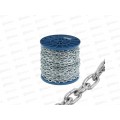 Цепь сварная короткозвенная DIN 766, цинк 3 мм (60м) Цепь сварная короткозвенная DIN 766, цинк 3 мм (60м)