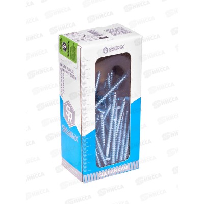 Шуруп для крепления лаг и реек, цинк  6*80 кор. с ок. - 50шт SR