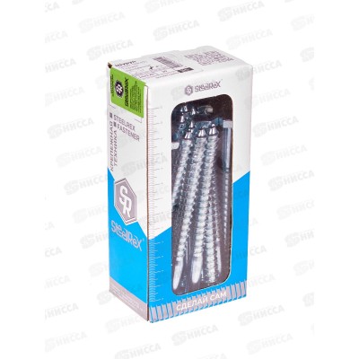 Шуруп для крепления лаг и реек, цинк 10х120 кор. с ок. - 20шт SR Шуруп для крепления лаг и реек, цинк 10х120 кор. с ок. - 20шт SR
