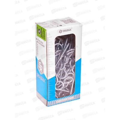 Шуруп-кольцо 5,0*60(85) коробка с окном 70шт SteelRex Шуруп-кольцо 5,0*60(85) коробка с окном 70шт SteelRex