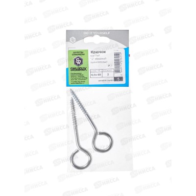 Шуруп-кольцо 6,0*60 2шт SteelRex *10 Шуруп-кольцо 6,0*60 2шт SteelRex *10