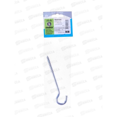 Шуруп-полукольцо 8,0х100 1шт SteelRex *10 Шуруп-полукольцо 8,0х100 1шт SteelRex *10