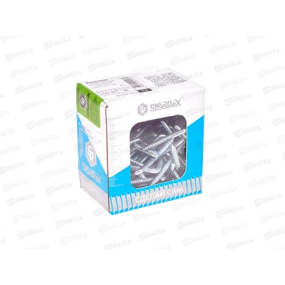 Шуруп-костыль 5,0*40 коробка с окном 80шт SteelRex Шуруп-костыль 5,0*40 коробка с окном 80шт SteelRex