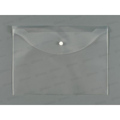 Конверт на кнопке Kanzfile А4 бесцв. КНК150*12/600