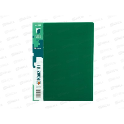 Папка с мульт. 10стр зелен.гориз.полоса,05М-10К*54