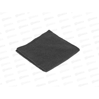 Салфетка из микрофибры Optiline 30*30см, 180гр., черный, 31-4388  *50