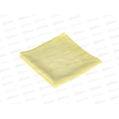 Салфетка из микрофибры Optiline 40*40см, 220гр., желтый, 31-3981  *50