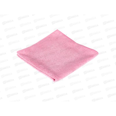 Салфетка из микрофибры Optiline 40*40см, 320гр., розовый, 31-4332  *50
