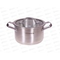 Кастрюля Nord 2,2л 18*10.5см 304 сталь GR01-D-18 Кастрюля Nord 2,2л 18*10.5см 304 сталь GR01-D-18